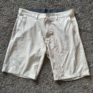 Ron Jon Men's Cream Flat Front Shorts